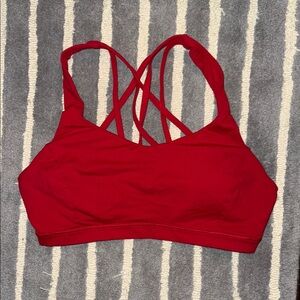 ❤️ Lululemon Energy Bra size 8. Red ❤️